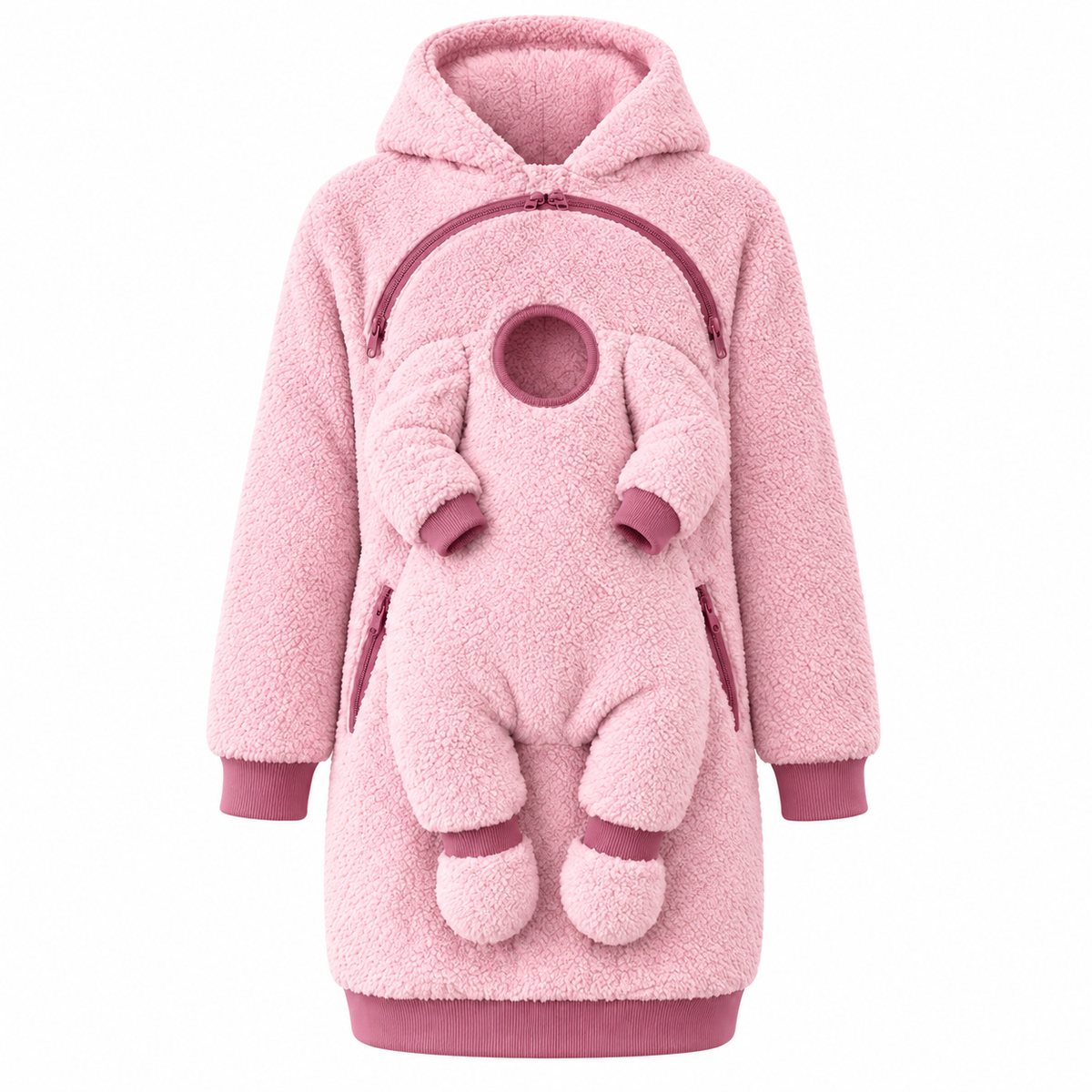Hands-Free Cuddle Hoodie for Moms