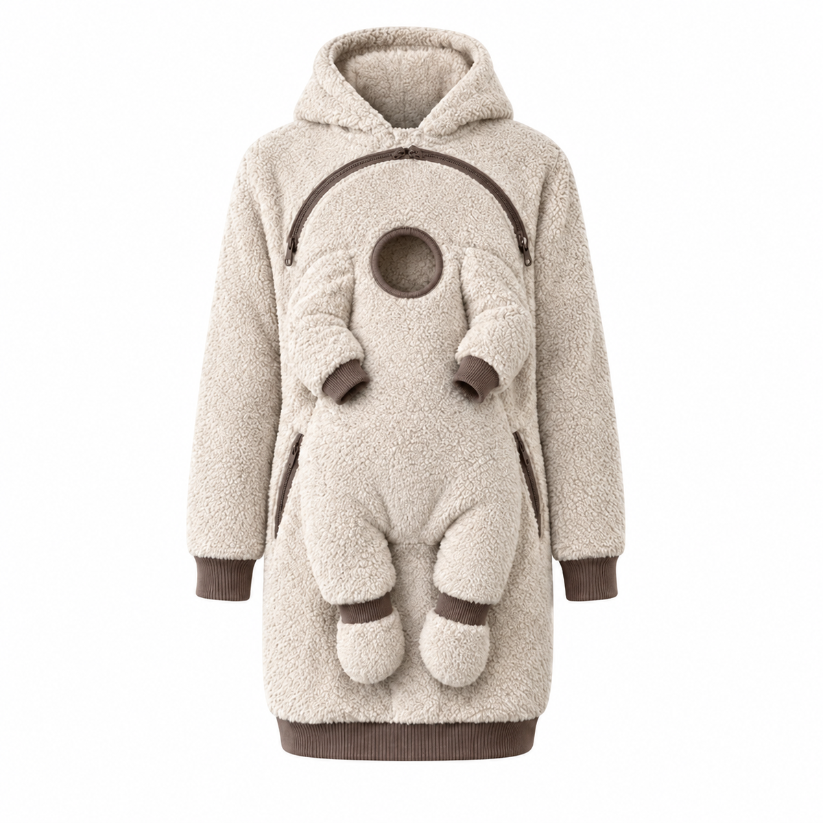 Hands-Free Cuddle Hoodie for Moms