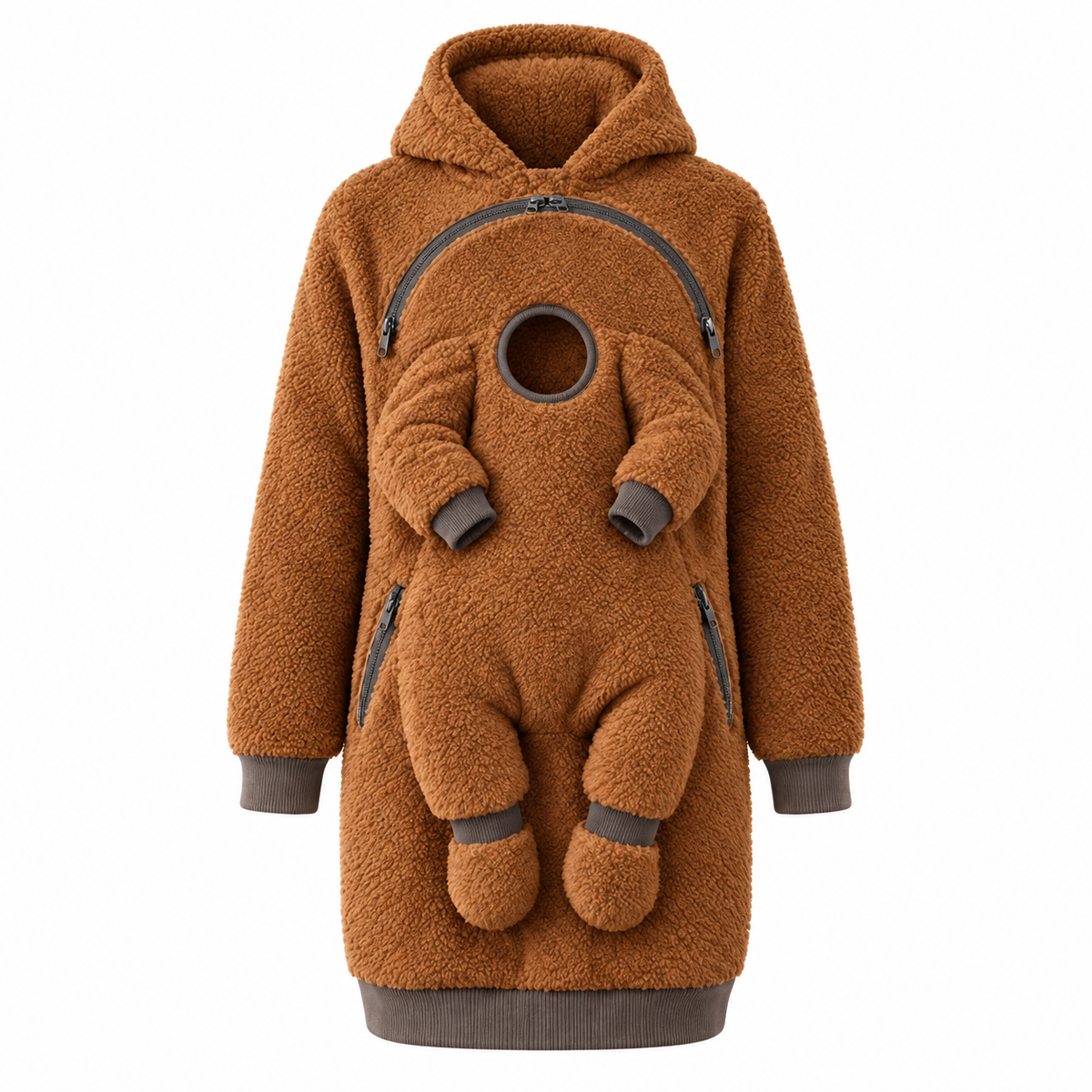 Hands-Free Cuddle Hoodie for Moms